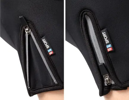 Zip at the cuff of the BooLex glove