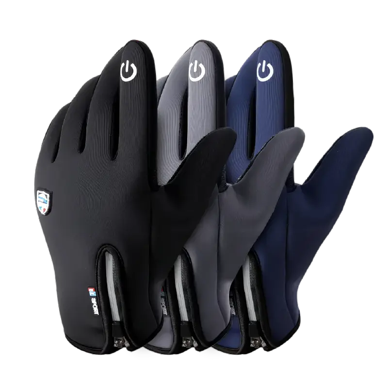BooLex Sport Gloves in black, grey and blue